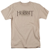 The Hobbit Textured Logo Men's 18/1 Cotton Short-Sleeve T-Shirt